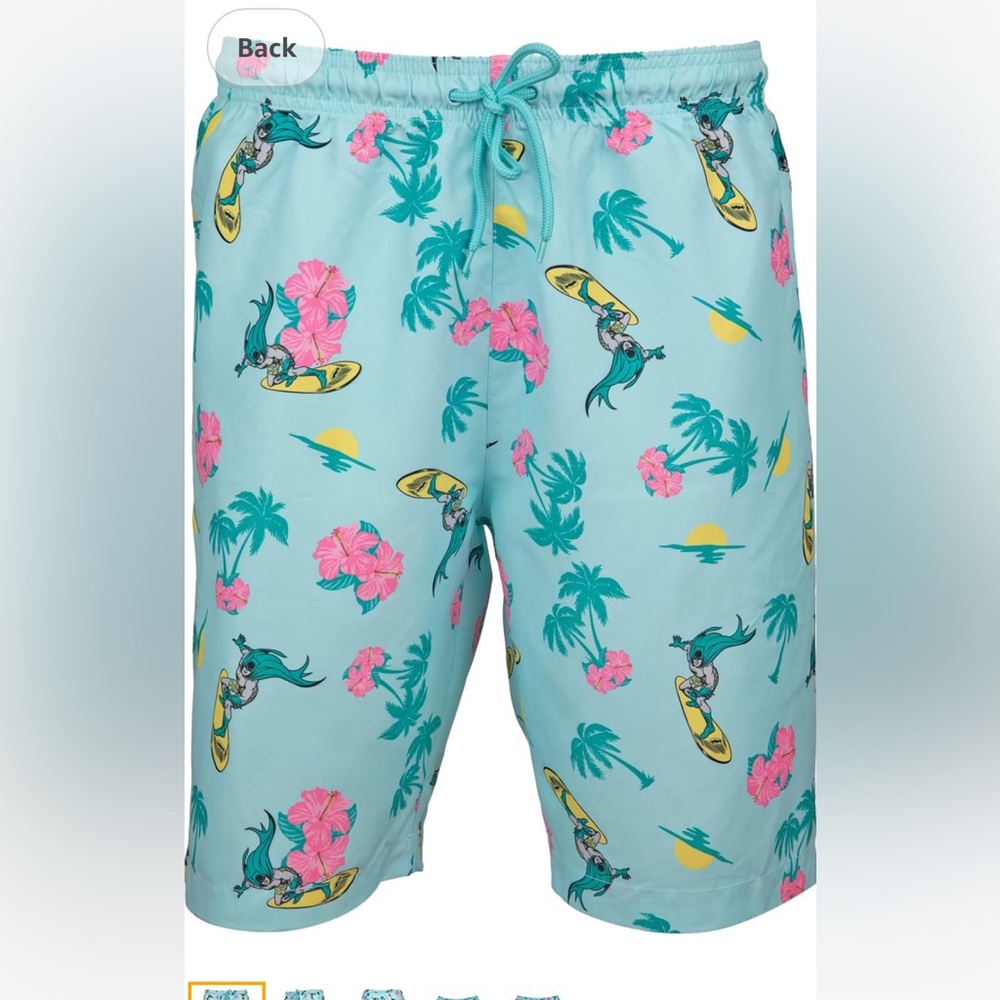 Men's | Batman Classic Floral Surf Board Shorts